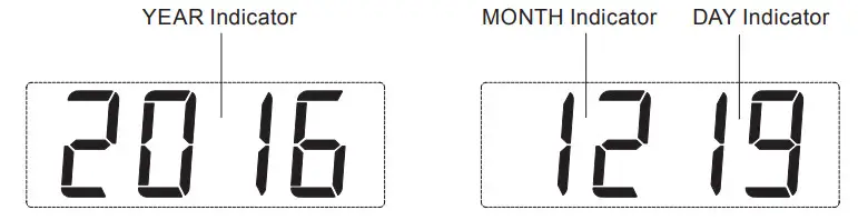 DENVER CRP-618 Clock Radio Alarm - display