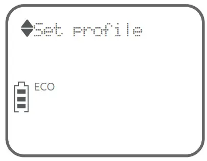 AT T BL10 - Set profile