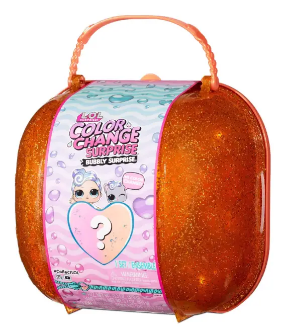 L-O-L -SURPRISE-577430C3-Color-Change-Bubbly-Surprise-Orange-with-Exclusive-Doll-and-Pet-product