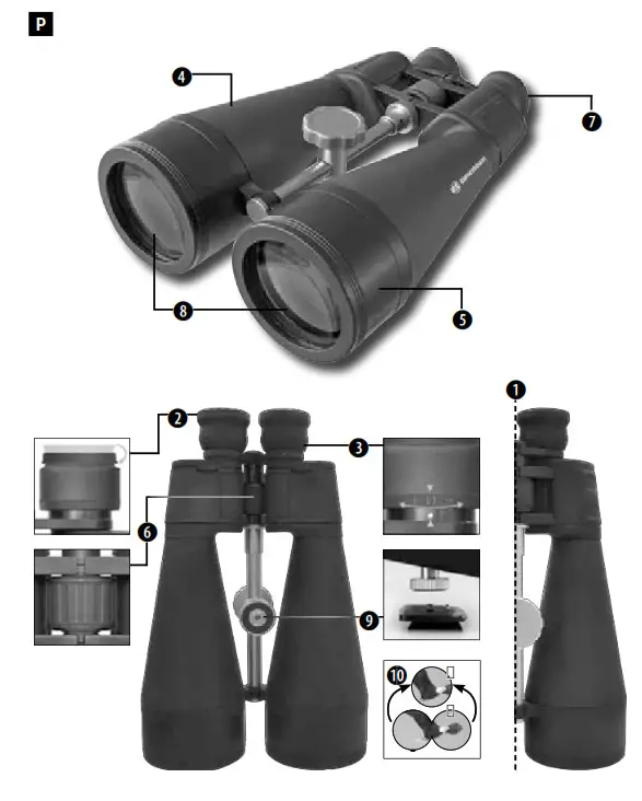 BRESSER 15 52081 Special Astro 20x80 Binocular - FIG