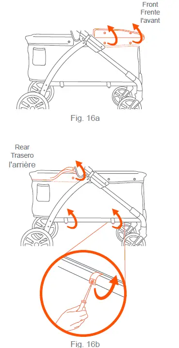 babytrend WG02XXXA Tour LTE 2 in 1 Stroller Wagon 29