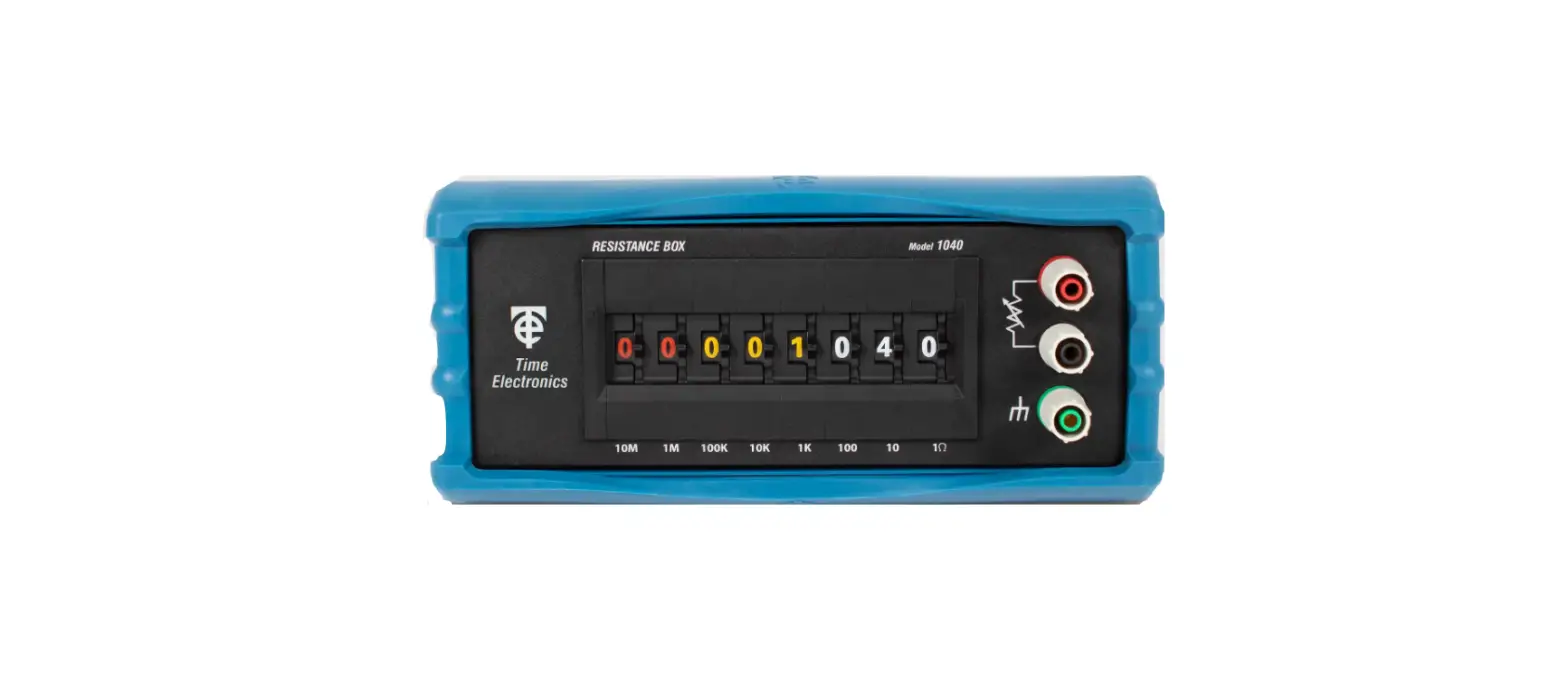 Time Electronics 1040 Resistance Decade Box User Manual Time Electronics 1040 Resistance Decade Box User Manual