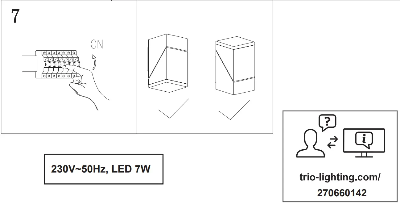 TRIO LIGHTING 270660142 Wall Lamp-fig4
