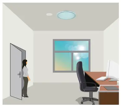 HYTRONIK HIR28DCVFC Flush Mount PIR Motion Sensor - Photocell