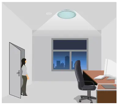 HYTRONIK HIR28DCVFC Flush Mount PIR Motion Sensor - Photocell1