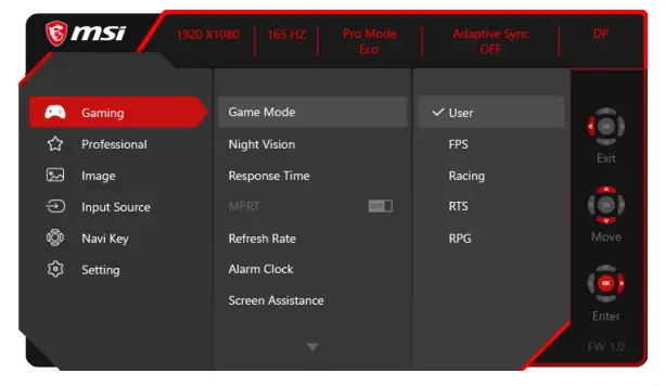 msi Optix Series Optix G273 LCD Monitor - fig 6