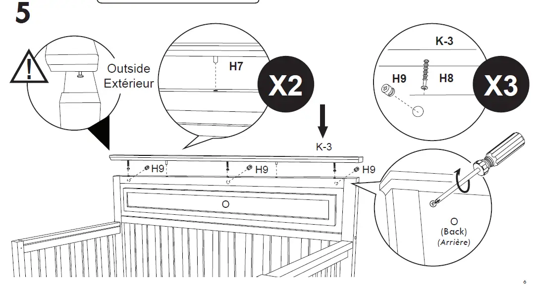 DAVINCI 4301 Autumn 4-in-1 Convertible Crib 10