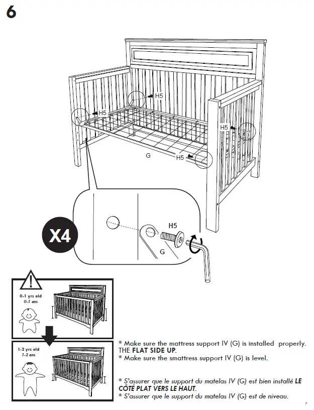 DAVINCI 4301 Autumn 4-in-1 Convertible Crib 11