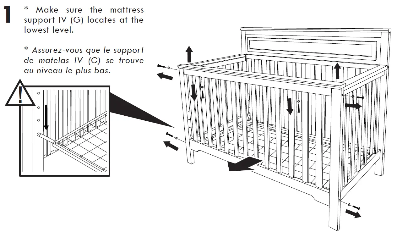 DAVINCI 4301 Autumn 4-in-1 Convertible Crib 15