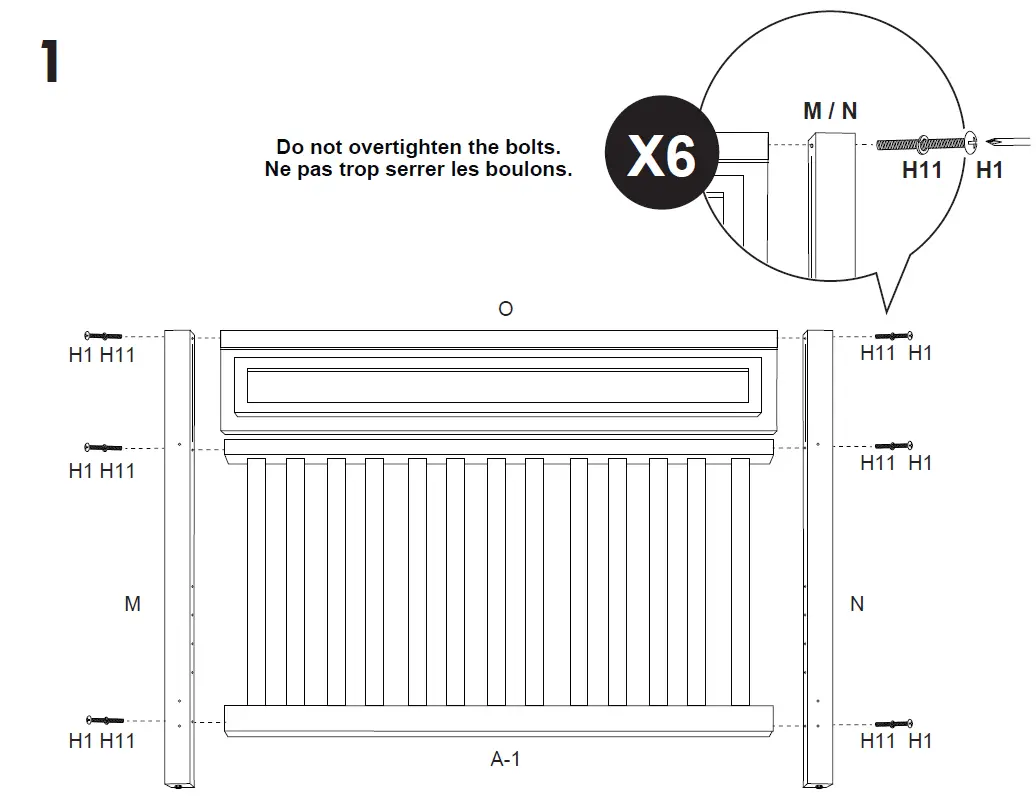 DAVINCI 4301 Autumn 4-in-1 Convertible Crib 6