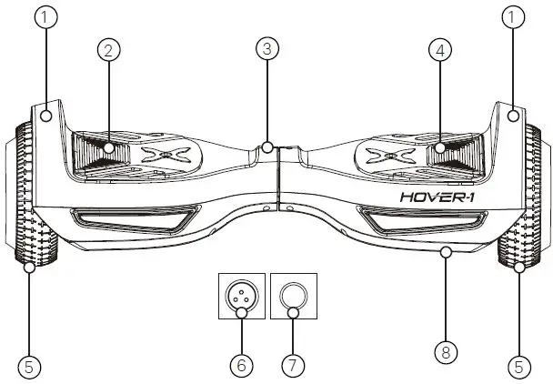 HOVER-1 Dream H1-DRIVE Electric Hoverboard-3