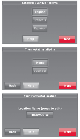 Honeywell RTH9580WF1005-W1 Programmable Color Touch Thermostat 10