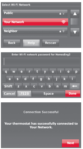 Honeywell RTH9580WF1005-W1 Programmable Color Touch Thermostat 13
