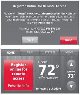 Honeywell RTH9580WF1005-W1 Programmable Color Touch Thermostat 14
