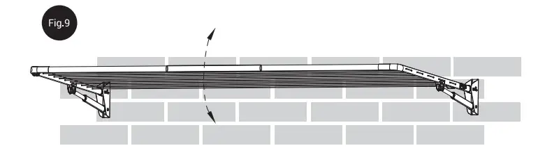 Hills FD45616 Single Folding Frame Clothesline - Figure 1