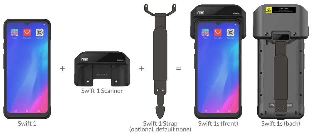 imin Swift 1 Series Smart POS Device - Combination