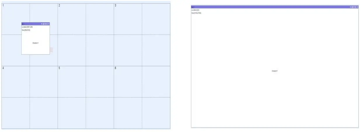 Window menu operation