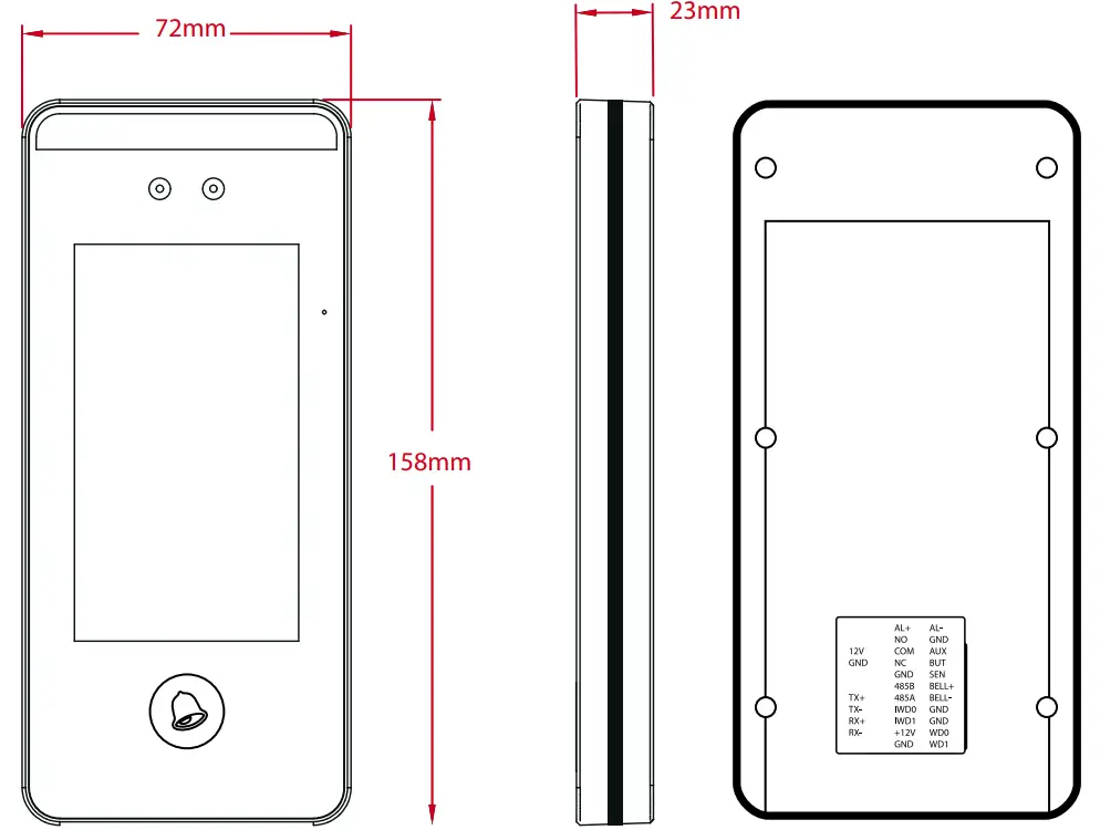 FINGeRTEC Face ID 6 Hybrid Face Recognition Access Device - Fig 7