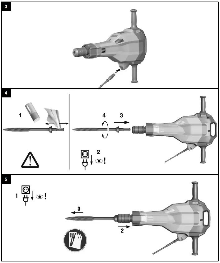 HILTI TE 2000 AVR Corded Demolition Hammers and Breakers - Figure 3