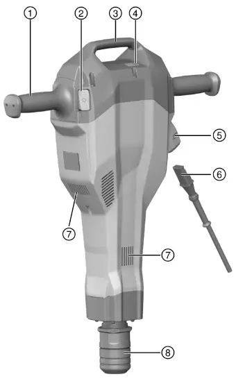 HILTI TE 2000 AVR Corded Demolition Hammers and Breakers - Figure 5