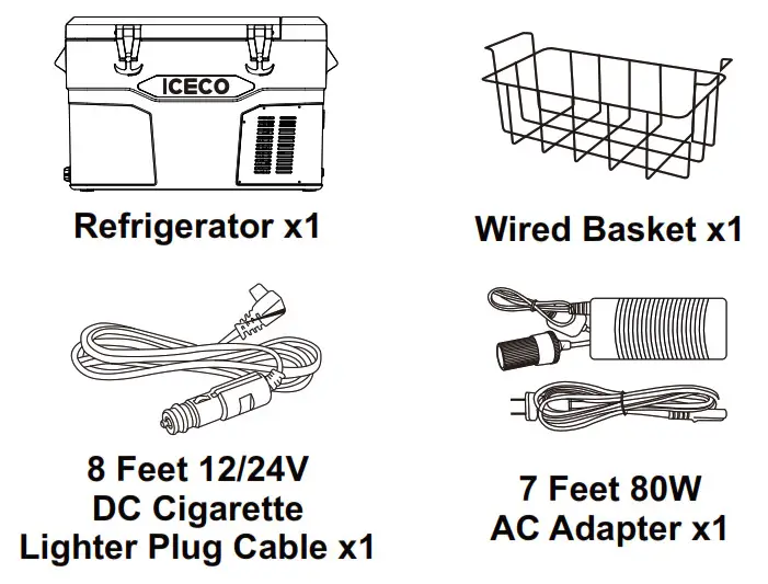 ICECO JP42 Refrigerator - FIGURE