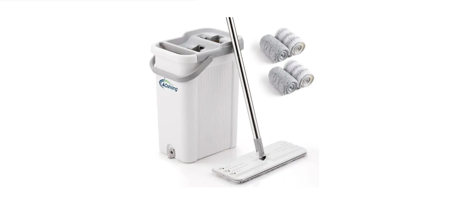 Oshang Og2 Flat Floor Mop And Bucket Set For Home Floor Cleaning Instruction Manual