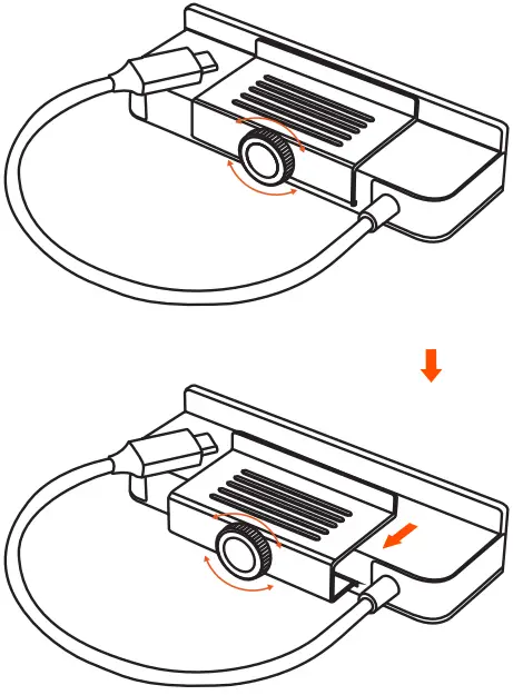 SATECHI USB-C Clamp Hub for 24 Inch IMAC A01
