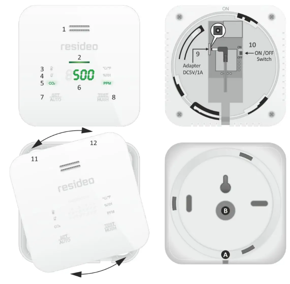 resistex R200 Carbon Dioxide Monitor - overview