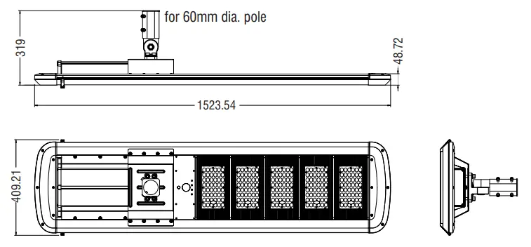 Xmart STL 7 I Street Light - Model 3