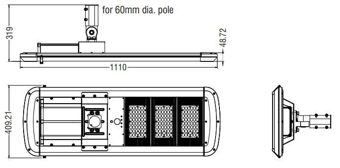 Xmart STL 7 I Street Light - Model1