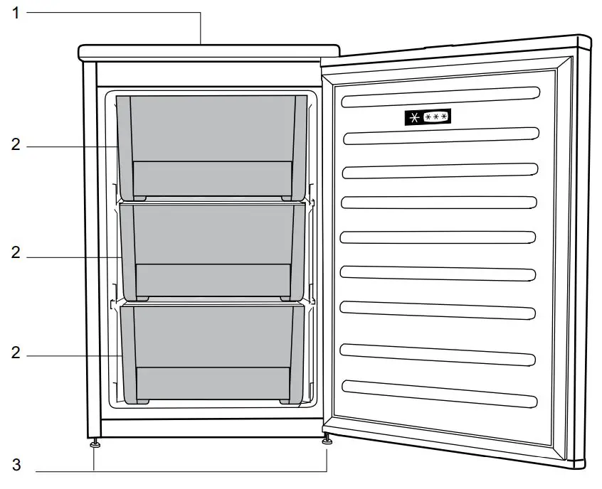 beko-FS166020-Tabletop-Freezer-fig 1