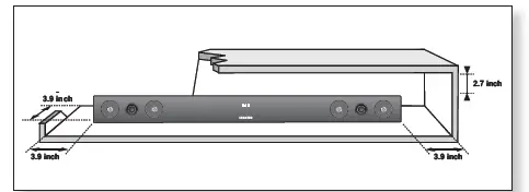 samsung ps-wf450 soundbar - 1