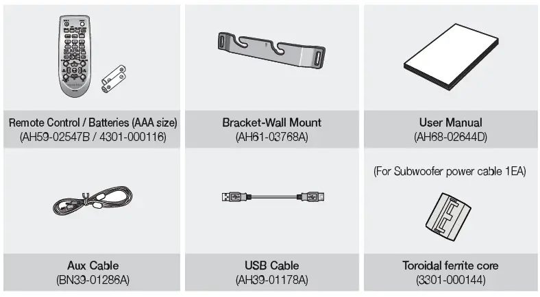 samsung ps-wf450 soundbar - 7