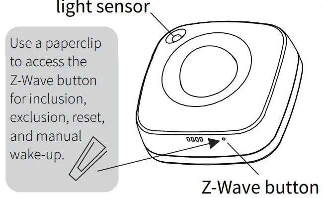 ZOOZ 4 IN 1 SENSOR ZSE40 700 - BUTTON ONCE