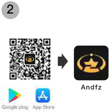 ANDFZ CS03 Smartwatch - Connect the watch 2