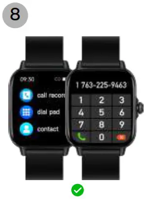 ANDFZ CS03 Smartwatch - Connect the watch 8