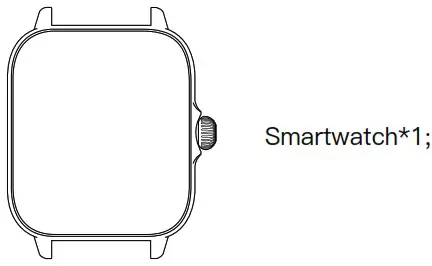 ANDFZ CS03 Smartwatch - Packaging List 1