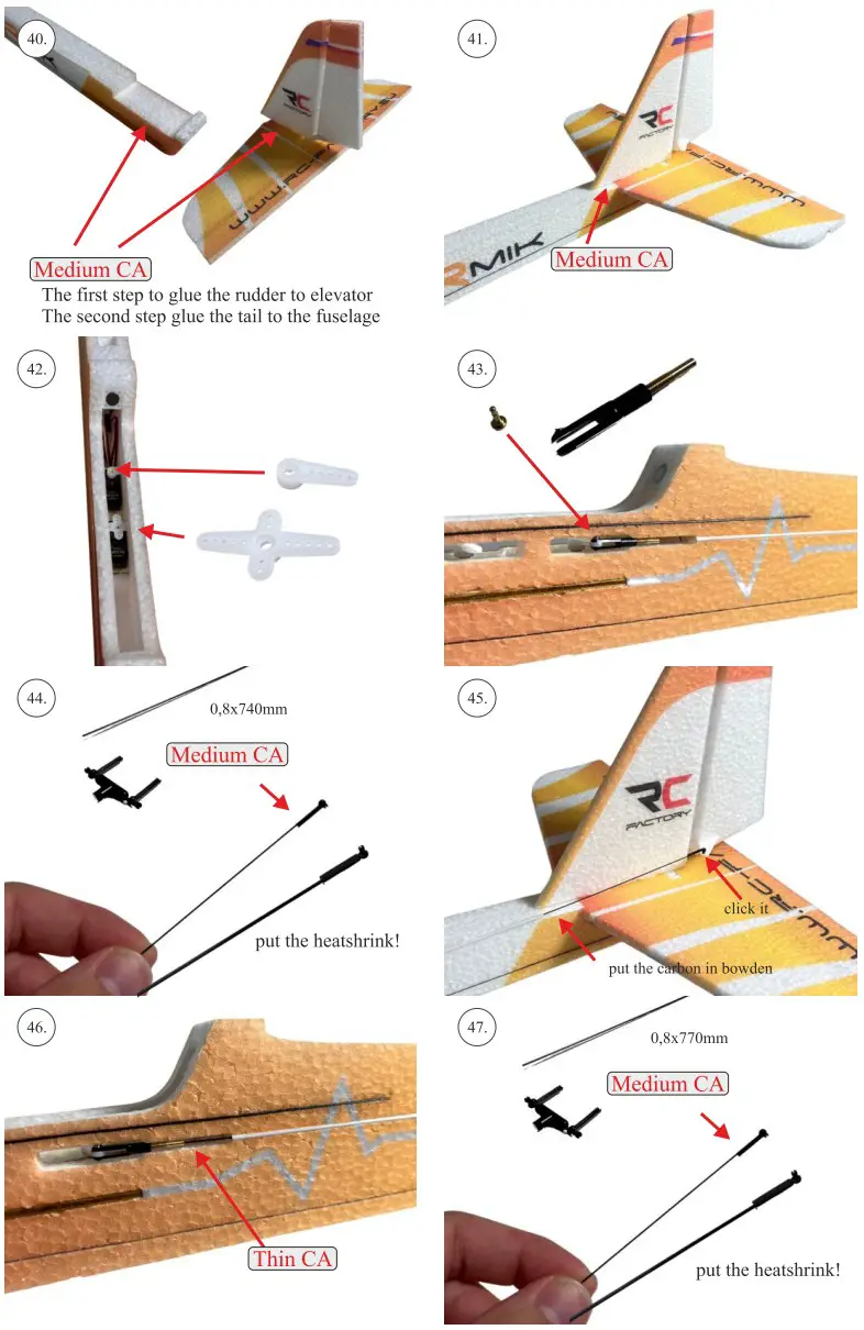 RC Factory T50 Termik Exclusively Thermal Glider - fig 6