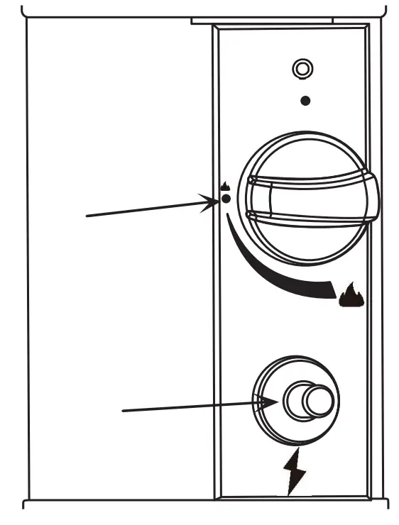 amazonbasics 46 000 BTU Outdoor Propane Patio Heater-control2