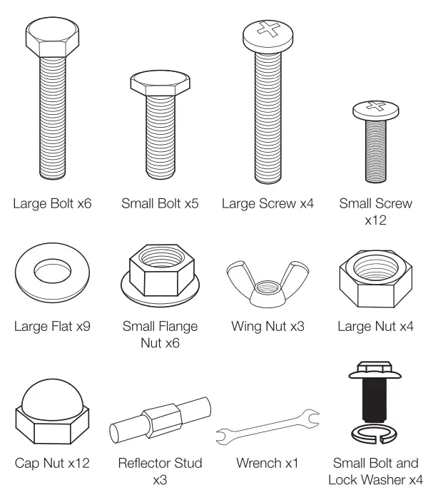 amazonbasics 46 000 BTU Outdoor Propane Patio Heater-hardware