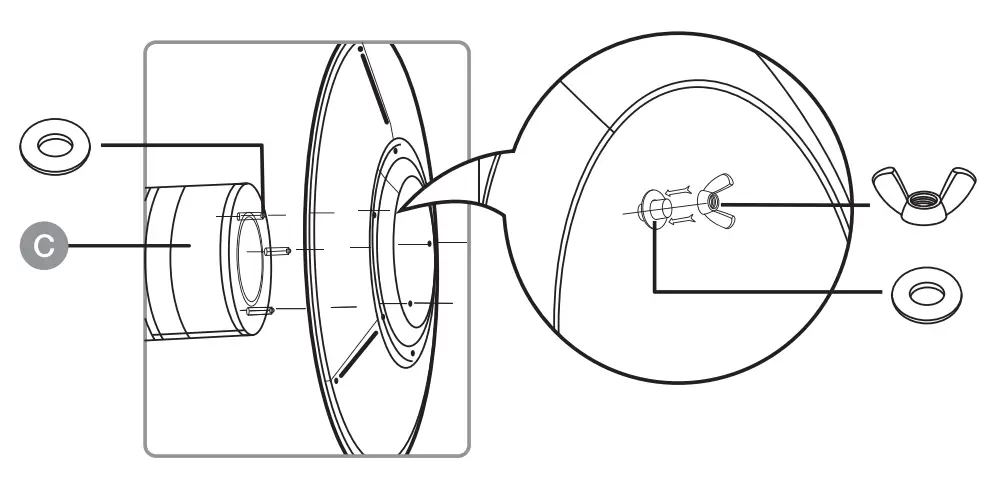 amazonbasics 46 000 BTU Outdoor Propane Patio Heater-heater head