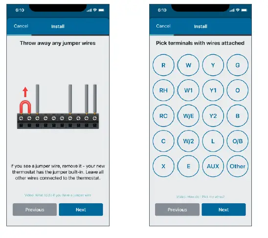 sensi 1F76U-22WFB Series Lite Smart Thermostat 4