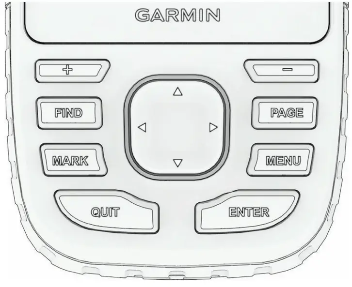 GARMIN GPSMAP 67i Handheld GPS and Satellite Communicator - Buttons