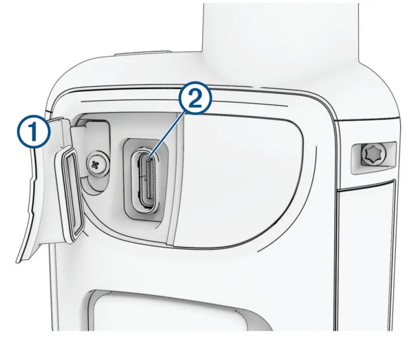 GARMIN GPSMAP 67i Handheld GPS and Satellite Communicator - Device Overview 1