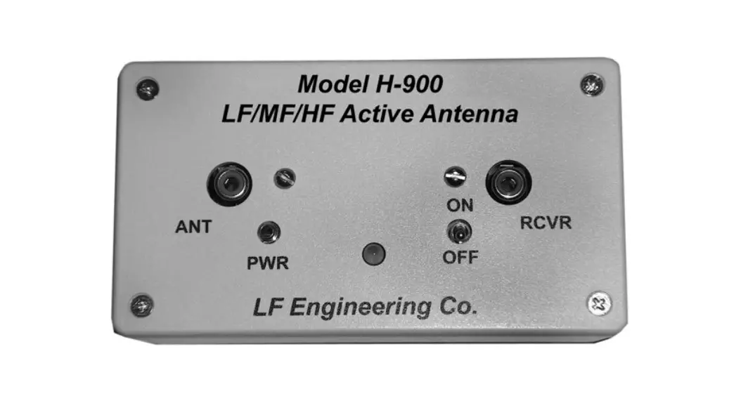 Lf Engineering H-900 Lf-mf-hf Active Gain Antenna Instruction Manual