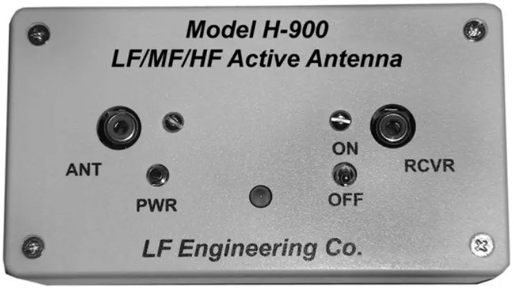 LF Engineering H 900 LF MF HF Active Gain Antenna - UV resistant