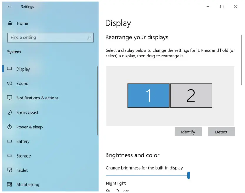 Screen Rotate Setting