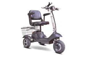 EWheels EW-20 Black Long Range High Speed Mobility Scooter Image