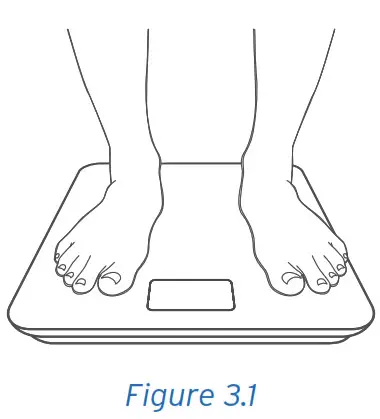 ETEKCITY ESF38 Smart Fitness Scale - Figure 3.1