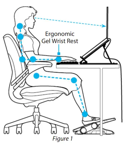 StarTech WRSTRST Ergonomic Gel Wrist Rest -